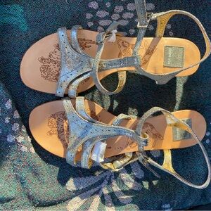 Dolce Vita Metallic Silver Sandals
